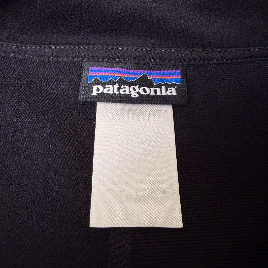 Patagonia ソフトシェル ウインドシールドジャケット L ブラック 黒