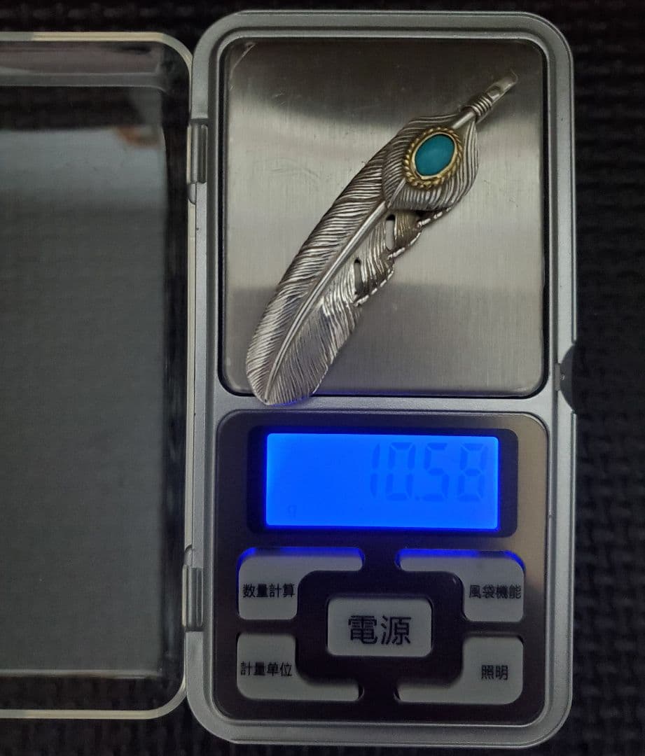 TADY&KING タディ&キング ハートSVフェザー金縄ターコイズ L　正規品