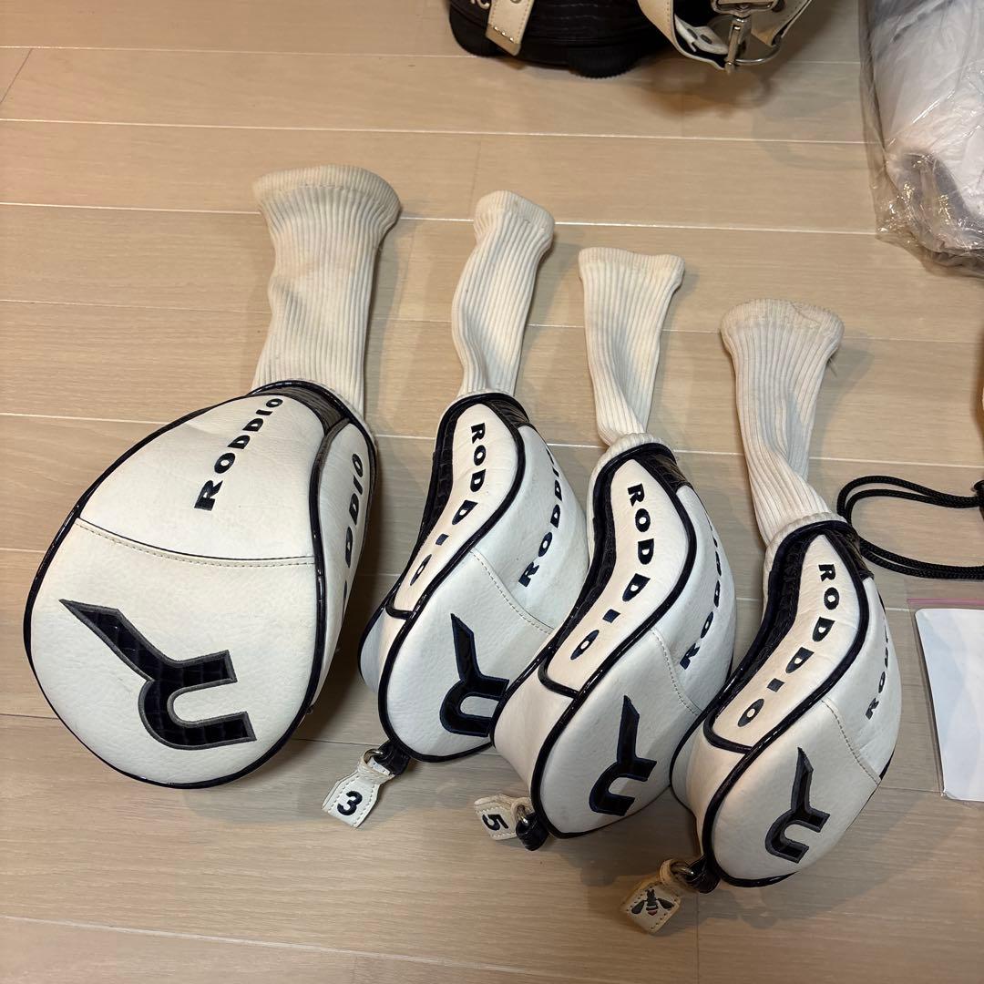 【hide】RODDIO キャディバック ヘッドカバー　アイアンカバー付