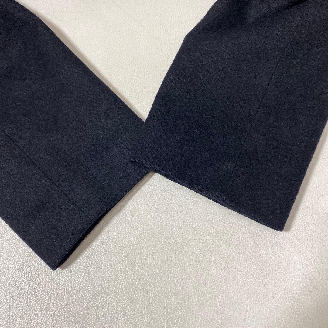 美品 マッキントッシュ カシミヤ混 ショートビーバーステンカラーコート 40