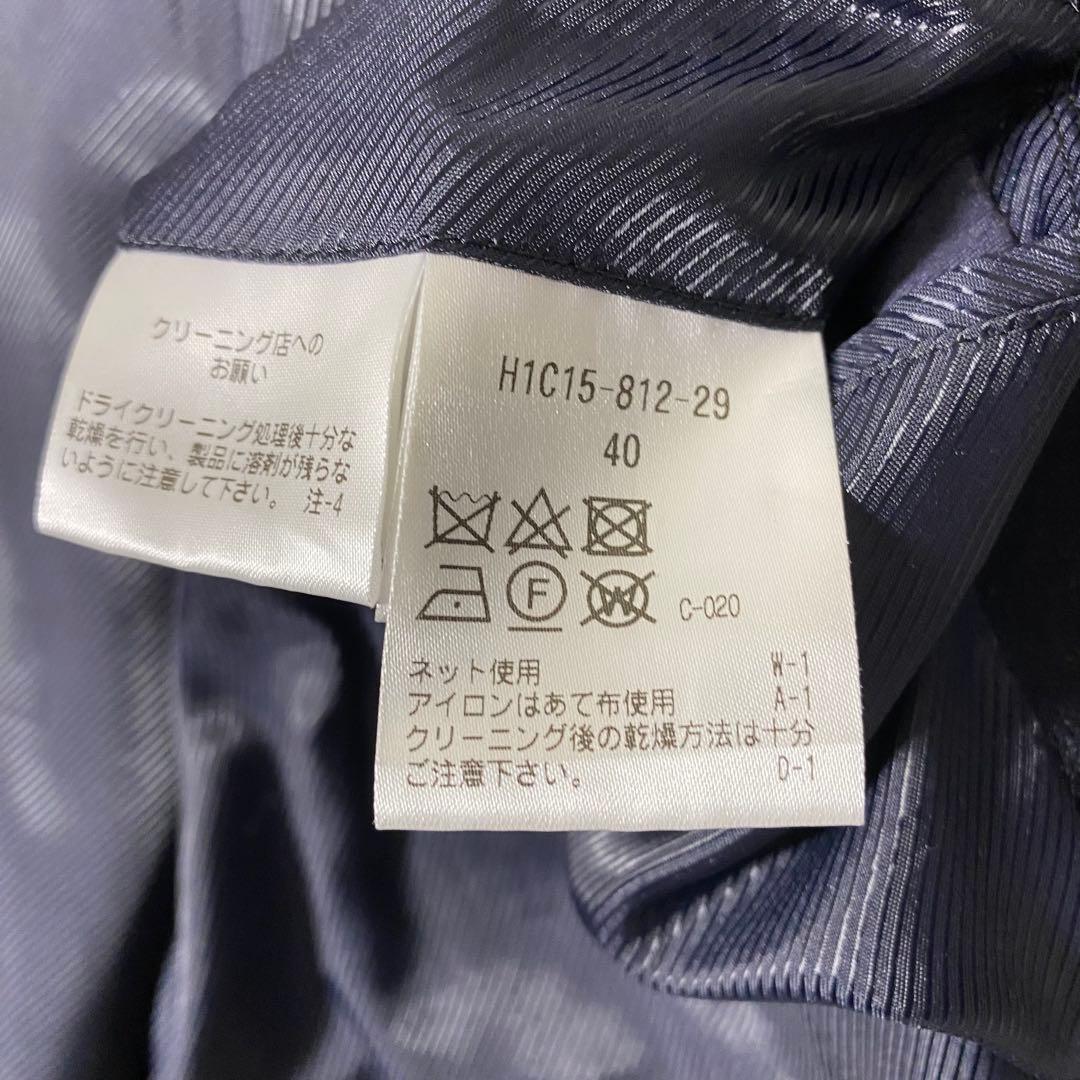 美品 マッキントッシュ カシミヤ混 ショートビーバーステンカラーコート 40