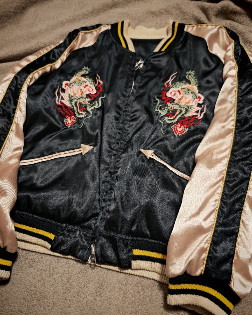 Vintage Japan 虎龍２面用 日本限定 サテン unisex