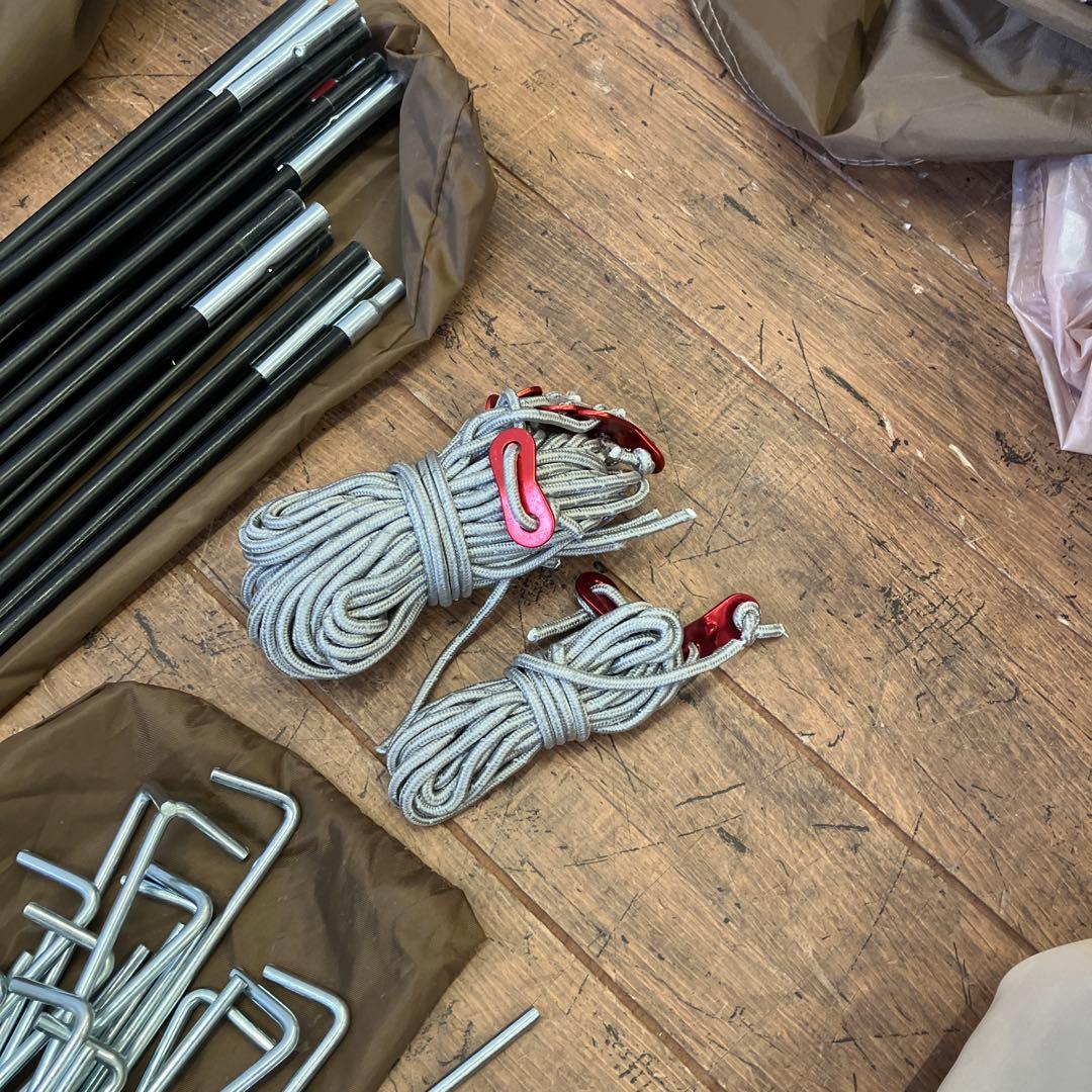 北山狼 BISINNA キャンプテント トンネルテント 4～6人用 二重層