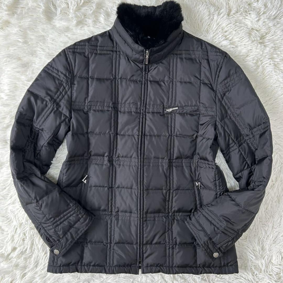【極美品/M】バーバリーブラックレーベル ダウンジャケット キルティング 黒