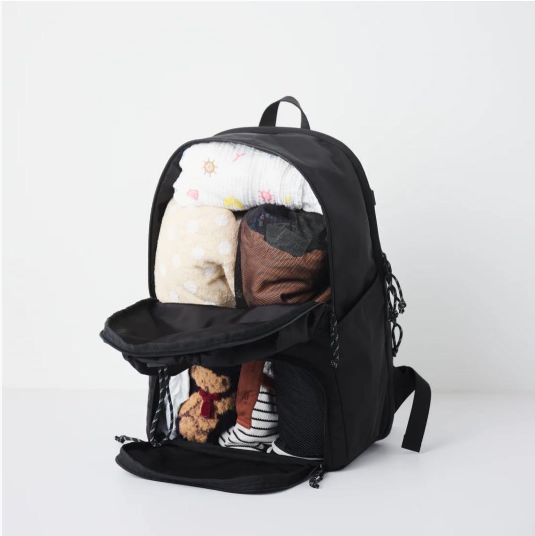 【新品未使用】Hugoo 二層式ペアレンツバッグ