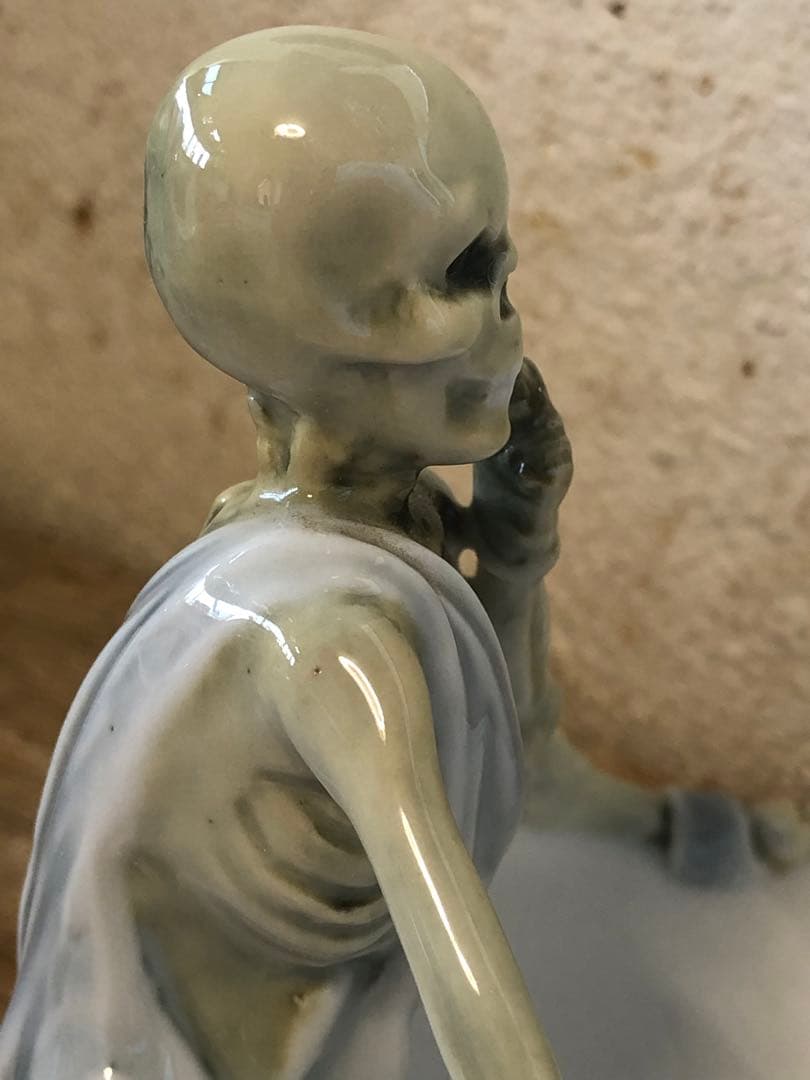 ビンテージ　スカル　髑髏　骸骨　ハロウィン　ミッドセンチュリー レトロ　死神