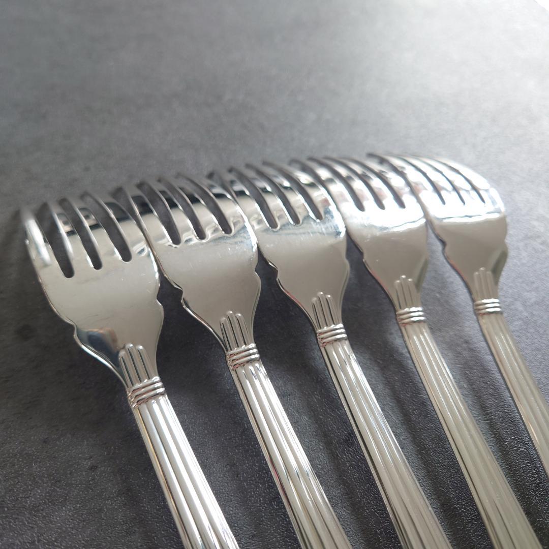 希少 クリストフル アリア フィッシュフォーク 5点