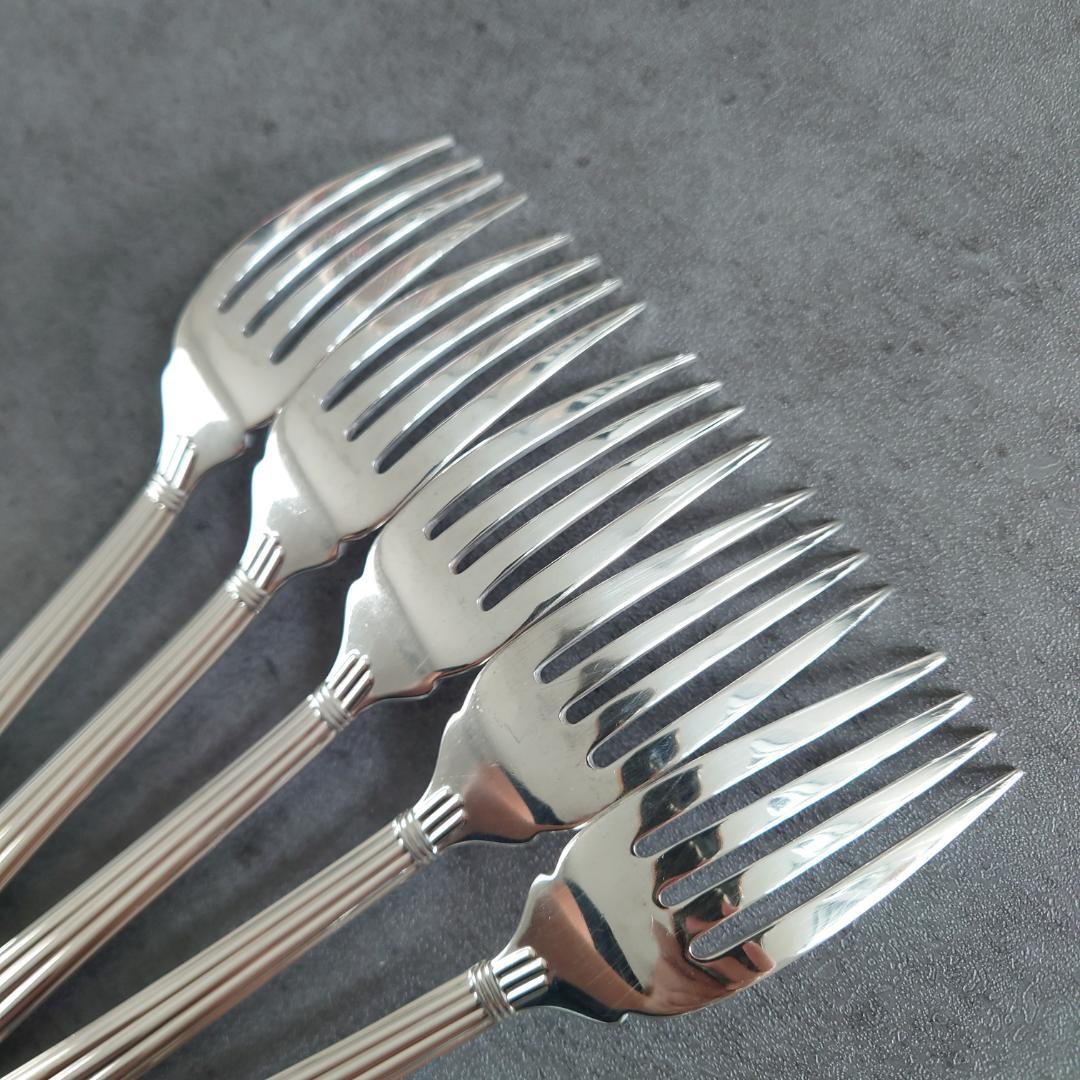 希少 クリストフル アリア フィッシュフォーク 5点