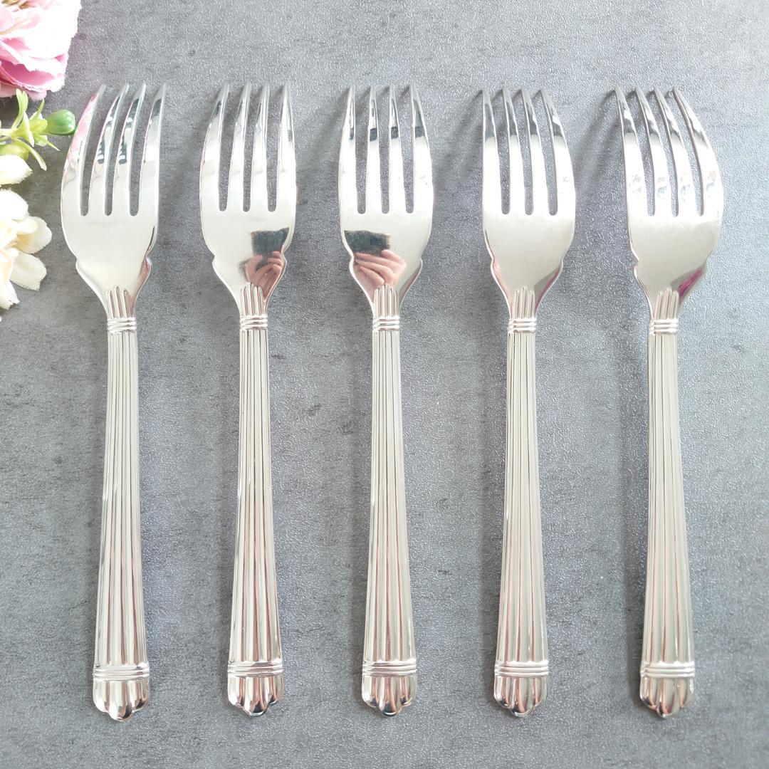 希少 クリストフル アリア フィッシュフォーク 5点