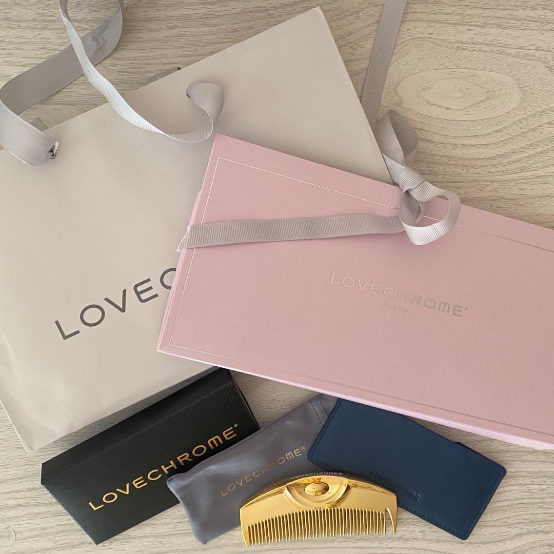 LOVE CHROME ラブクロム K24GP ツキ ゴールド　ケース・紙袋・箱