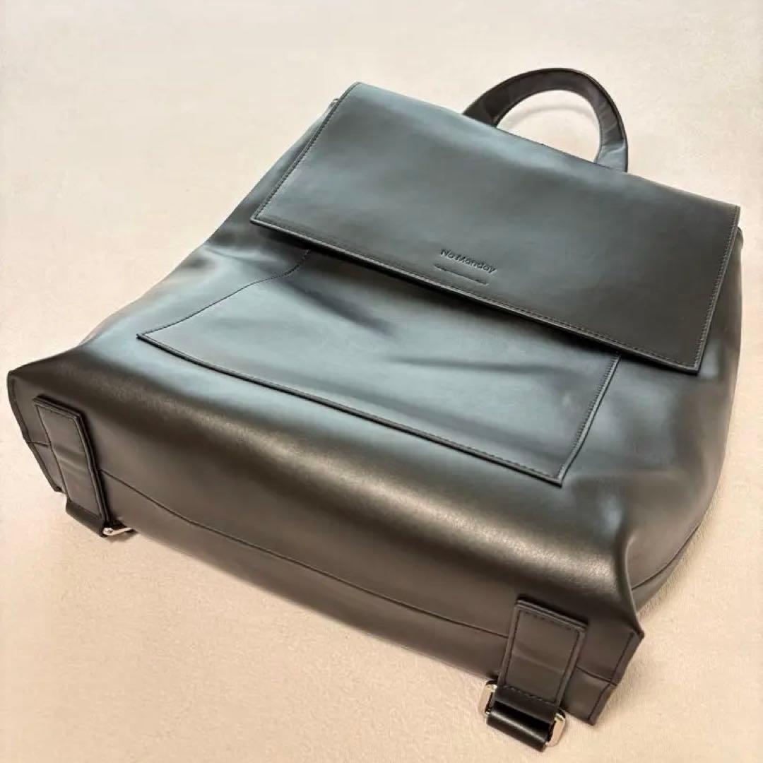 【美品】ノーマンデー 2WAY Flap Bag レザースクエアリュック