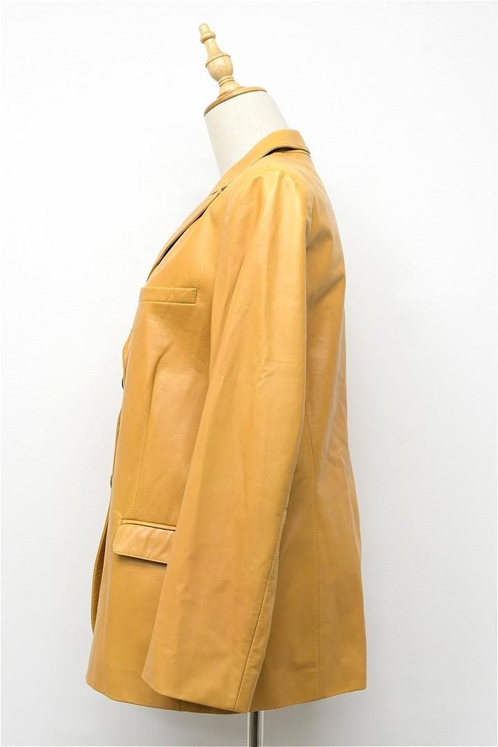 Q352/a.testoni テストーニ ラムレザージャケット ラムスキン 48