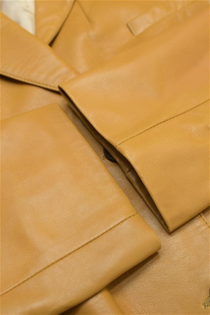 Q352/a.testoni テストーニ ラムレザージャケット ラムスキン 48