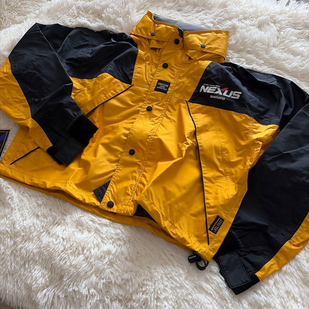 シマノ　ゴアテックス　ショート　レインウェア　L
