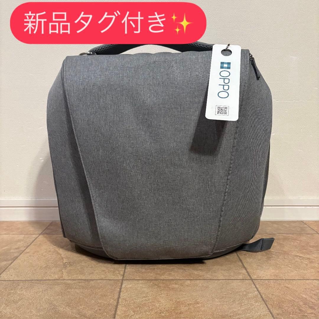 新品タグ付き！OPPO オッポ　ペットキャリアミュナ新品未使用　ライトグレー