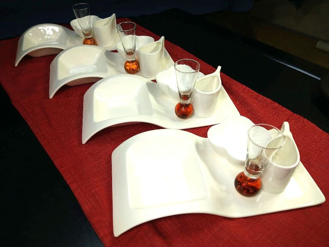 豪華に・ホームパーティー♥２ステージデザイン長皿♥４皿♥バラ売り可能