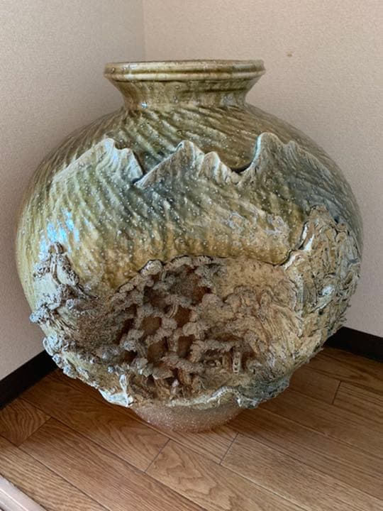 信楽焼？特大壺