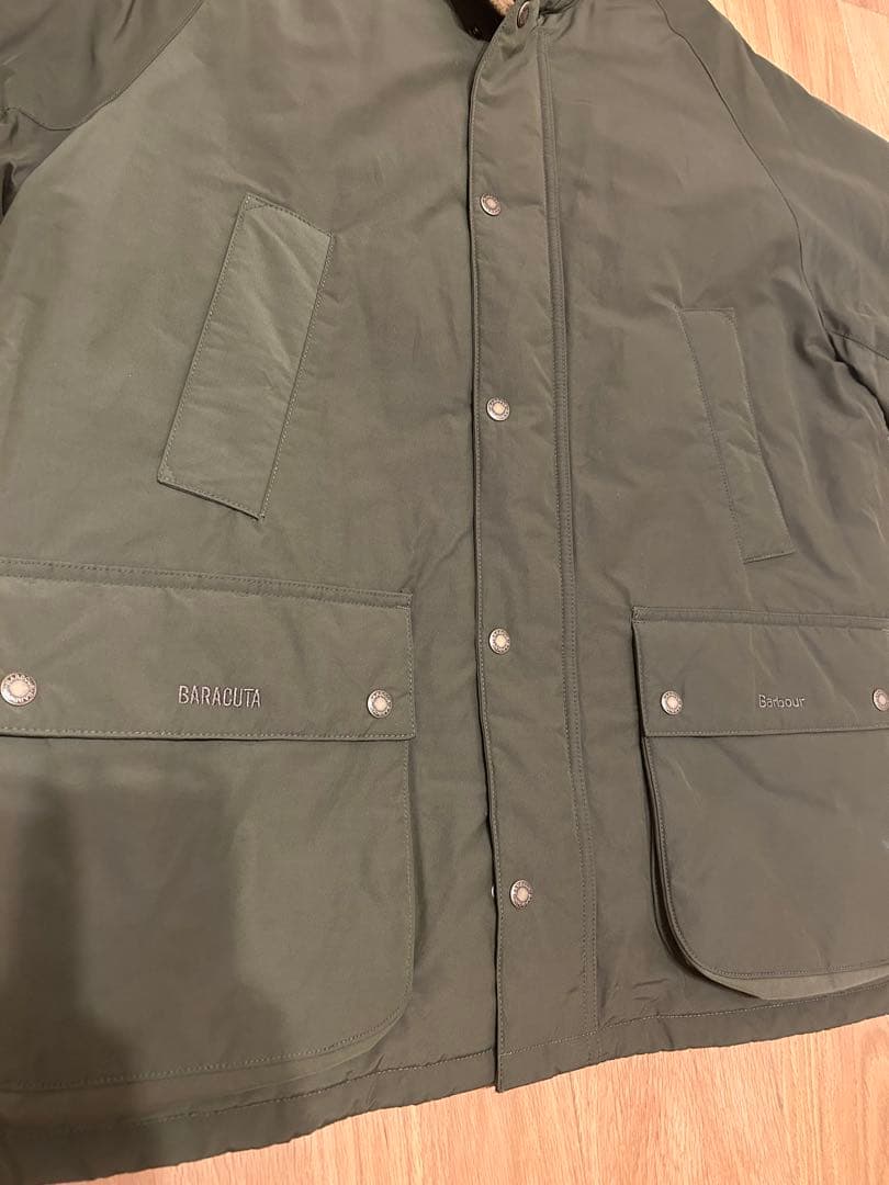 美品　Barbour × BARACUTA