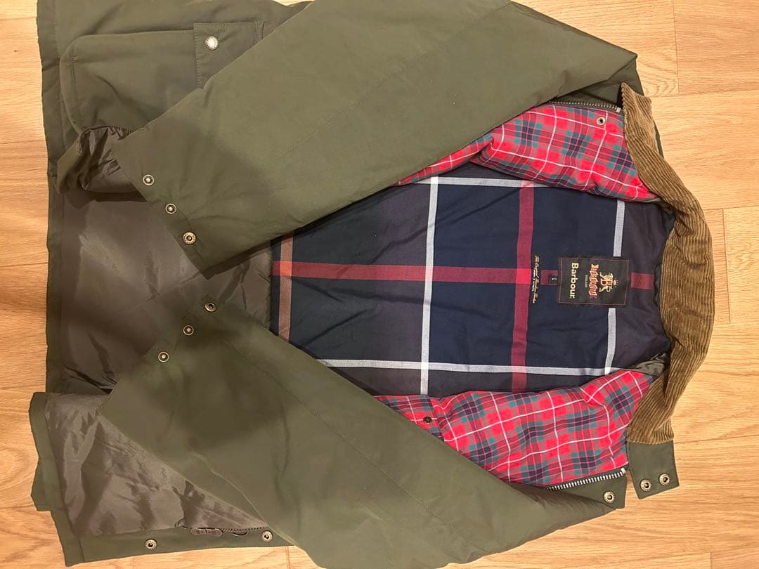 美品　Barbour × BARACUTA