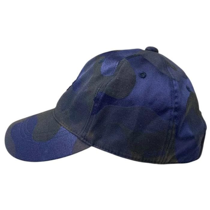 超美品 マーク＆ロナ 日本製 スカルワッペン 迷彩柄 キャップ 帽子 ゴルフ