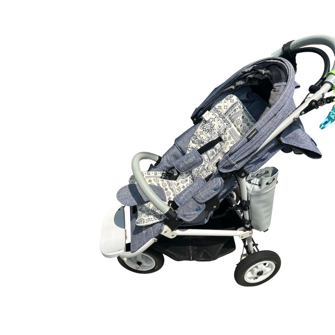 エアバギー ココブレーキEX デニム　三輪車　ベビーカー