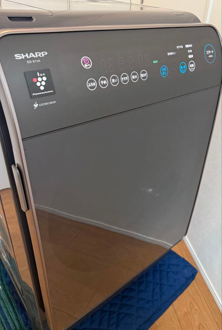 【美品】2023年製SHARP ES-X11A-TR ドラム式洗濯機