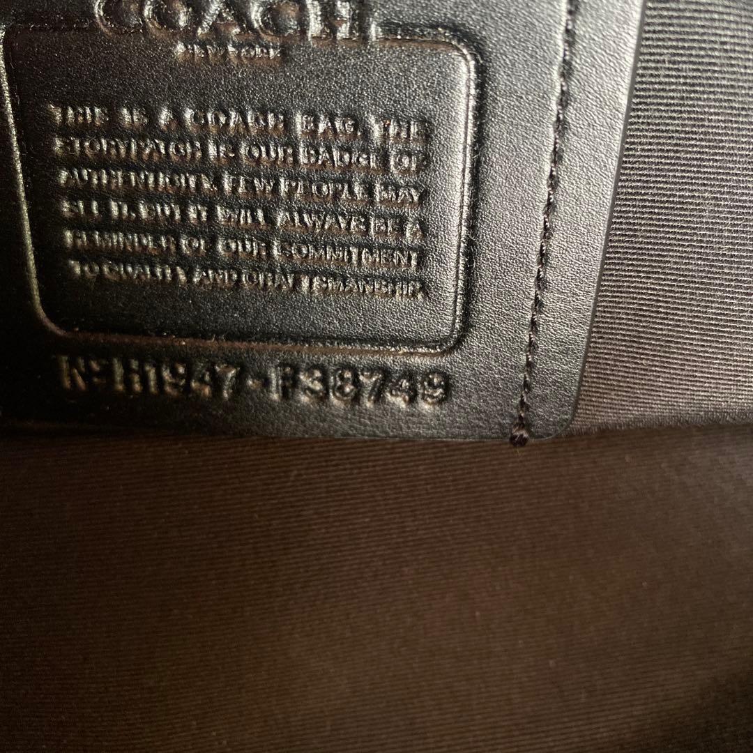COACH コーチ メンズ ボディーバッグ シグネチャー ブラック F38749