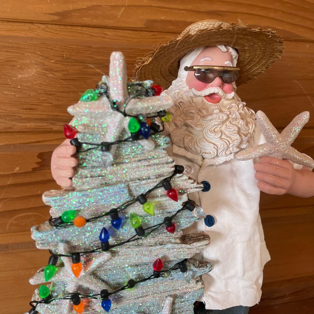 シーズンオフ価格‼️サンタクロース フィギュア ビーチスタイル 約30cm