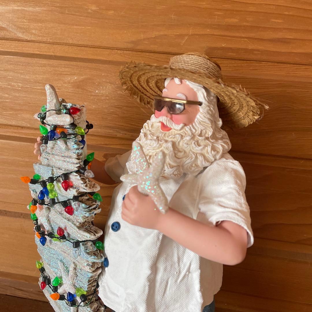 シーズンオフ価格‼️サンタクロース フィギュア ビーチスタイル 約30cm