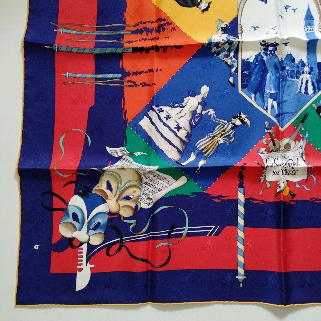 ✨️エルメス✨️　スカーフ90 「ベニスのカーニバル」