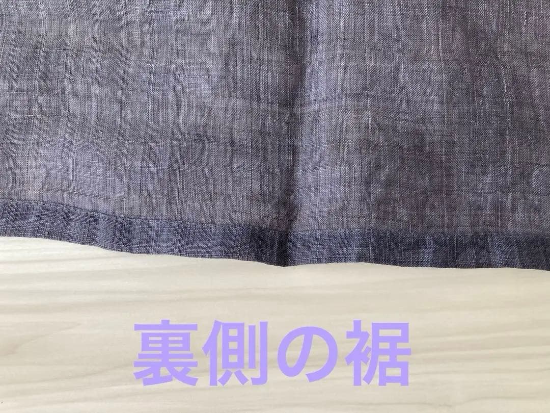 【希少】　麻暖簾　手染め　アンティーク　瓢箪　日本製　間仕切り　麻100％　工芸