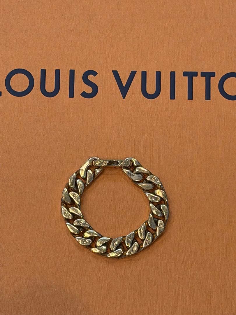 ア*ぞ様 LOUIS VUITTON ブラスレ・チェーンリンクス ゴールド M0