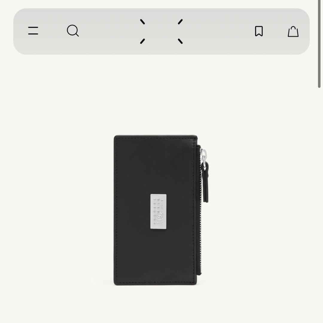 ほぼ未使用 MM6 MaisonMargielaレザーカードホルダー マルジェラ