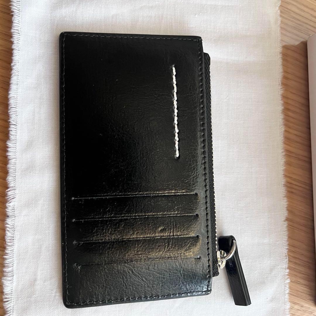 ほぼ未使用 MM6 MaisonMargielaレザーカードホルダー マルジェラ