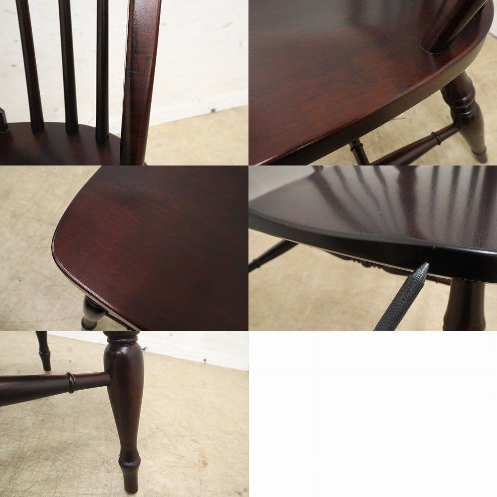 展示品！【北海道民芸家具】HM266・ウィンザーチェア①◆樺材・椅子