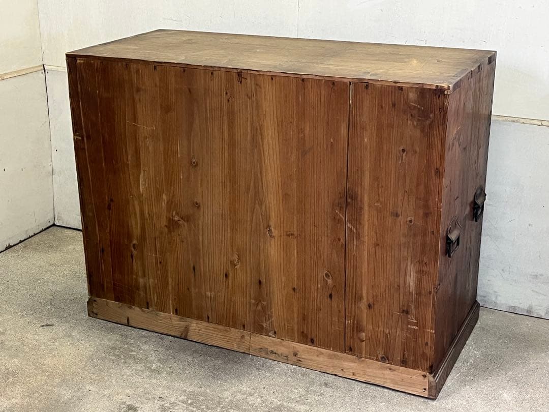 昭和レトロ　木製キャビネット 陳列ケース 収納庫 飾り棚 水屋箪笥 店舗什器