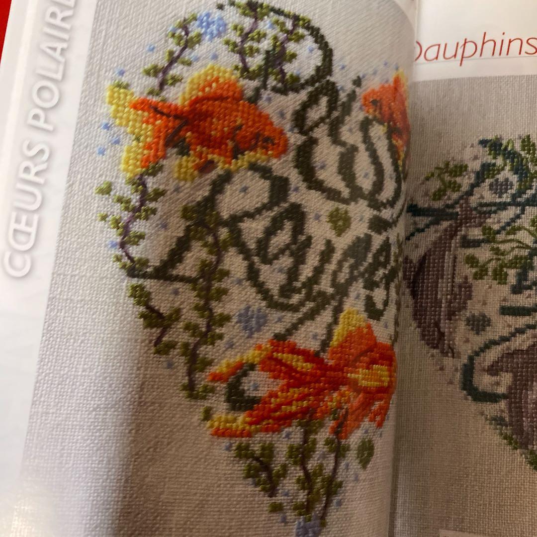 Les Coeurs d'isa 70coeurs　クロスステッチ洋書