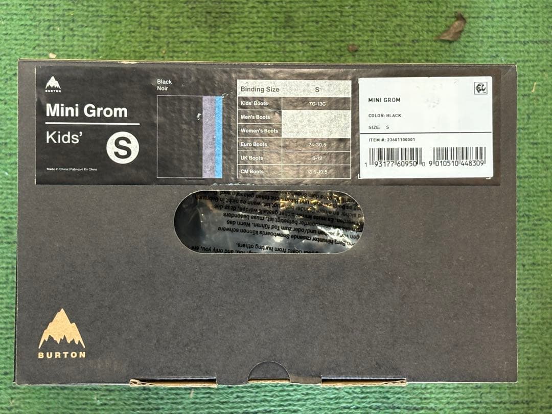 Burton Mini Grom Kids' スノーボードビンディング Sサイズ
