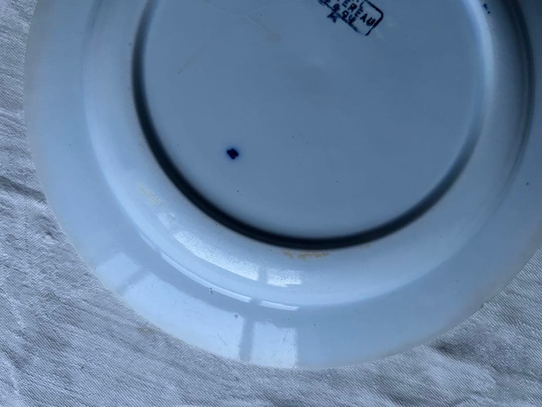 Japon Creil montereau ジャポニズム　藍色　フランス