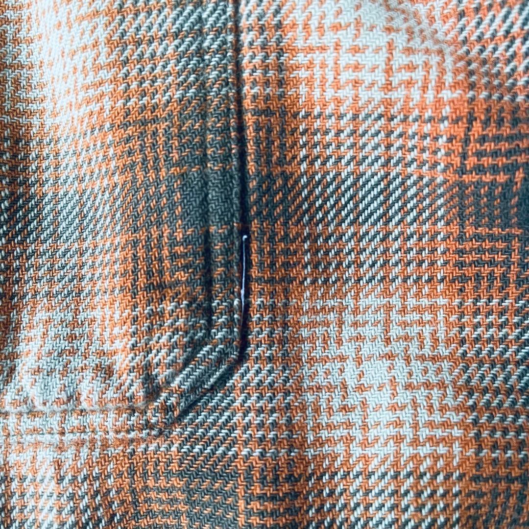 セ*イ様 【希少】パタゴニア オンブレチェックヘビーフランネルシャツ