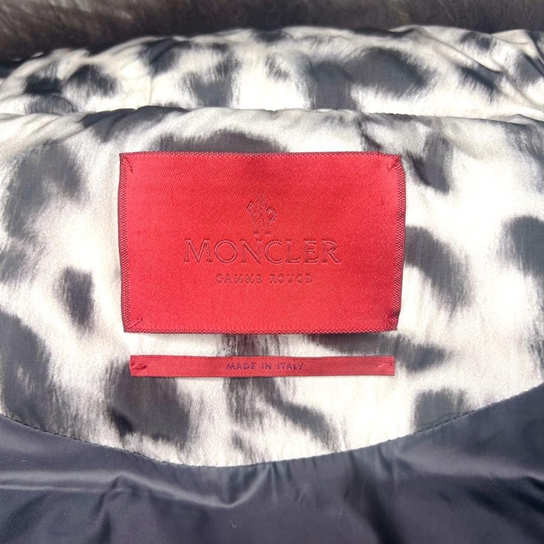 ✨超希少✨ MONCLER GAMME ROUGE ファーダウンコート 1