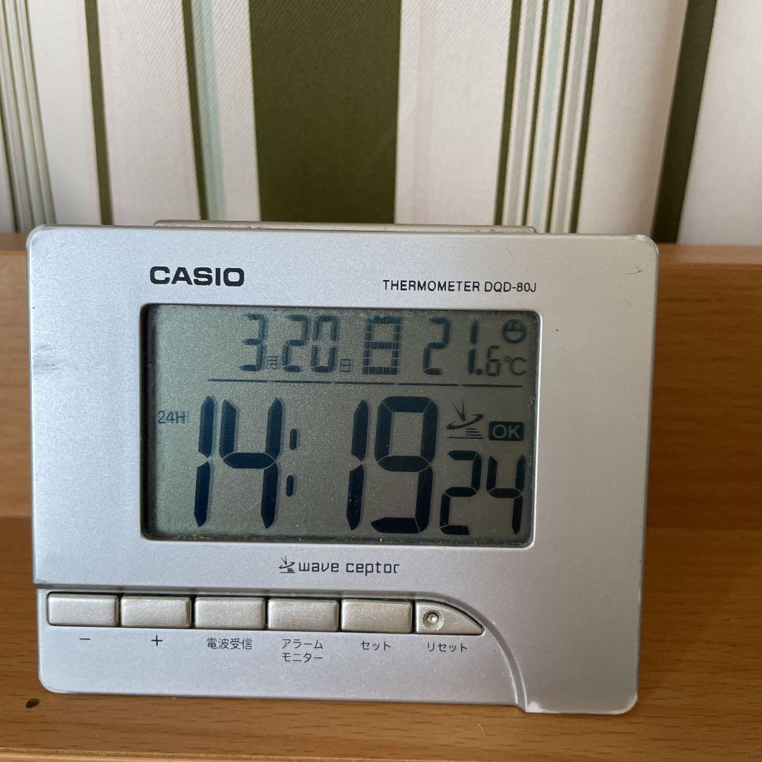 カシオ デジタル 電波時計 DQD-80J-8JF