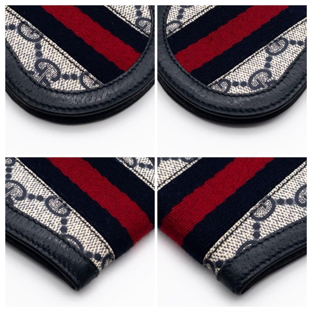 【極美品】GUCCI オールドグッチ　ケース　小銭入れ　ネイビー