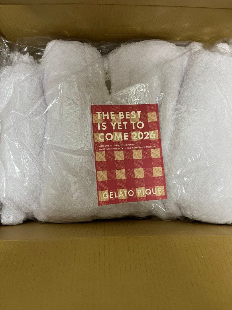 【匿名配送　新品未使用】gelato pique　福袋　2026 モコモコ3点