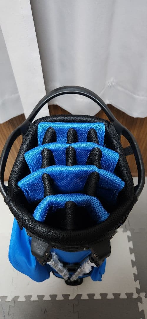 【新品未使用】14分割 LOVACE 青 キャディバッグ