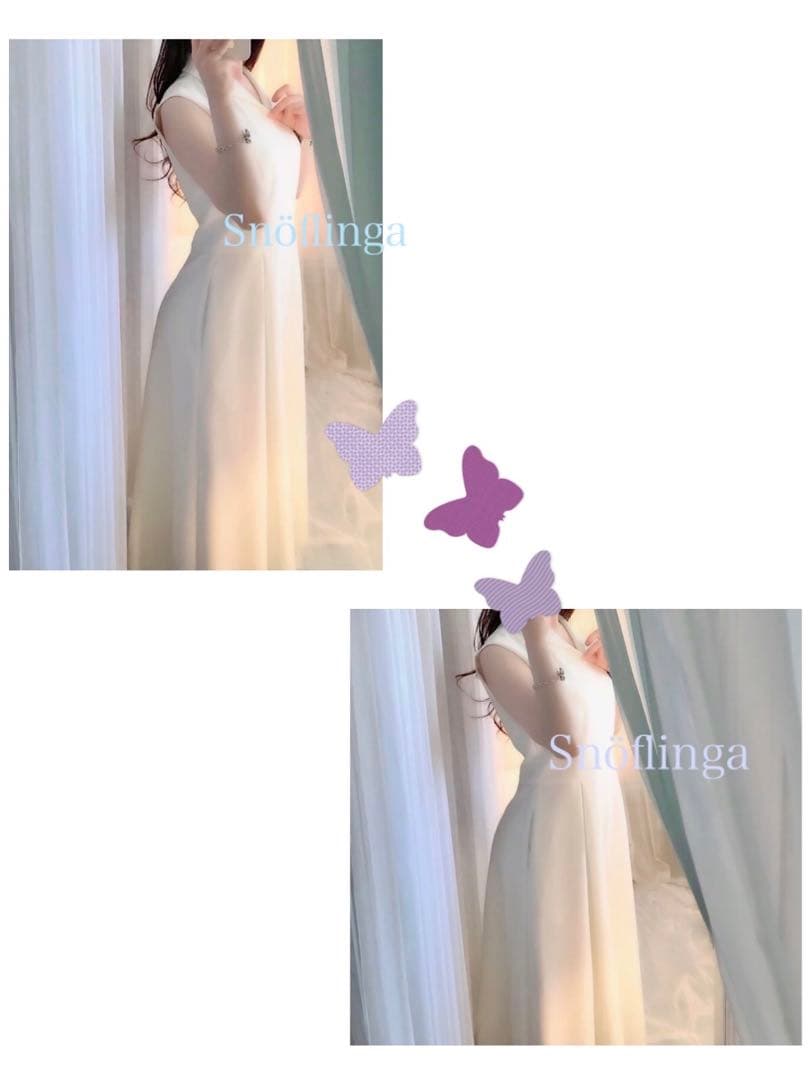 FOXEY ホワイト　ペインタースーツ