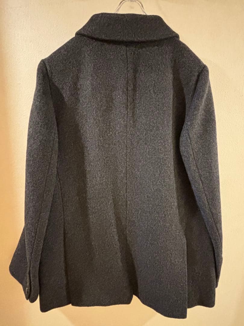 【新品未使用タグ付】Arpege story Wジャケットコート　濃灰