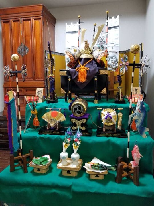 端午の節句 兜 飾り