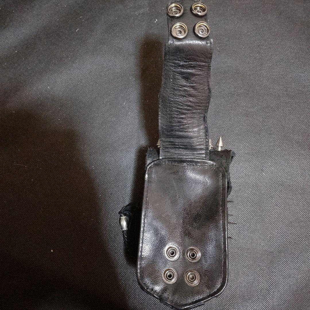 KMRii 鋲スタッズ レザーウエストポーチ