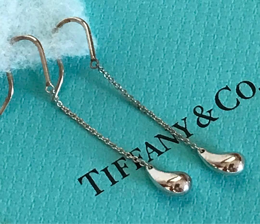 【レア】美品　ティファニー ティアドロップ ロングピアス SV925